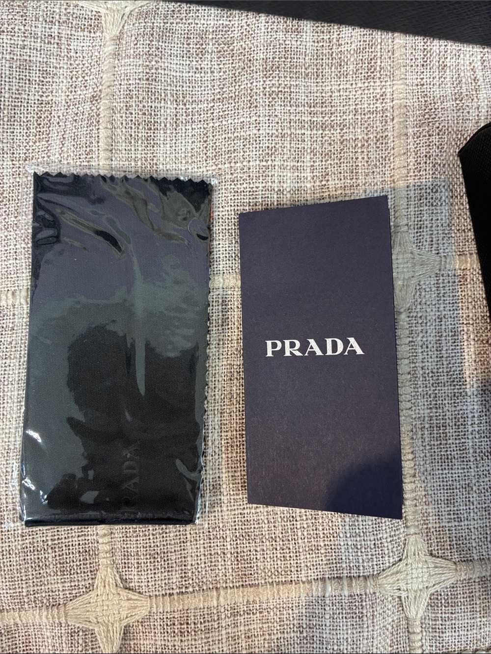 Authentic Prada SPR 06YS Rectangular Tortoiseshell Sunglasses - Black and Brown - Picture 7 of 8